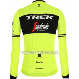 Maillot mangas largas 2019 Trek-Segafredo N002